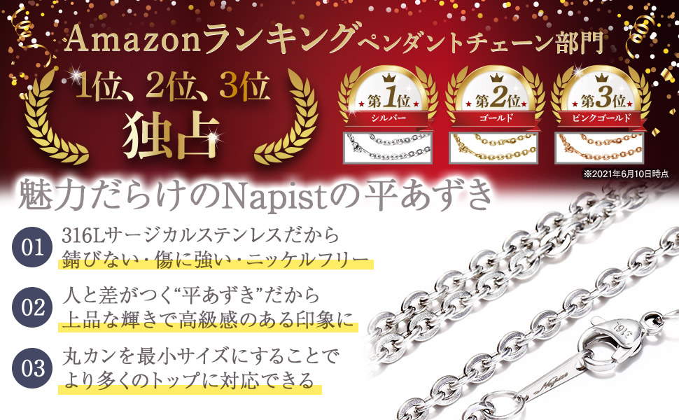 ネックレスチェーン | ジュエリー アクセサリー Napist ナピスト